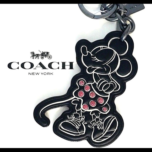 Coach Accessories - NWT Limited Edition Coach Minnie Mouse KeyChain